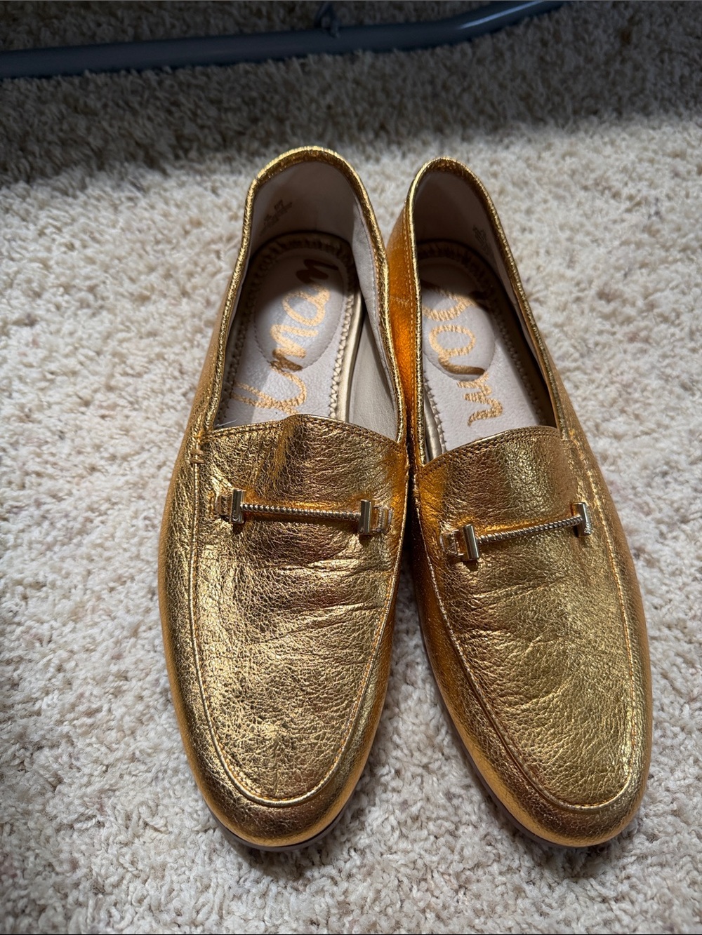 Sam Edelman gold shoes